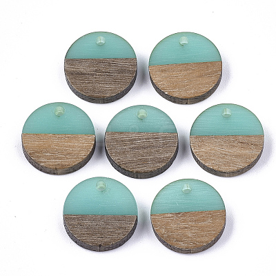 Resin & Wood Pendants X-RESI-S358-02E-03-1