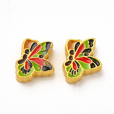 Rack Plating Alloy Beads ENAM-M048-31MG-1