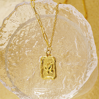 304 Stainless Steel Pendant Necklaces PM9319-1-1
