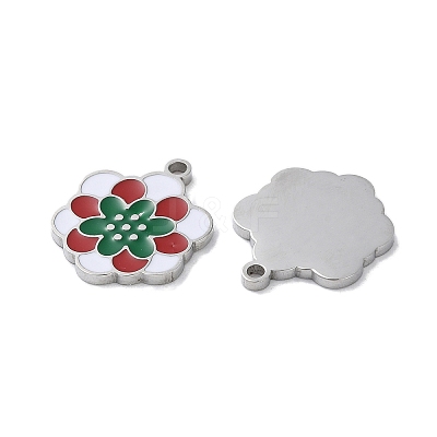 304 Stainless Steel Pendants STAS-C083-12P-02-1