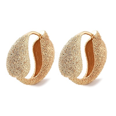 Brass Hoop Earrings KK-B082-21G-1