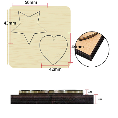 Wood Cutting Dies DIY-WH0169-68-1