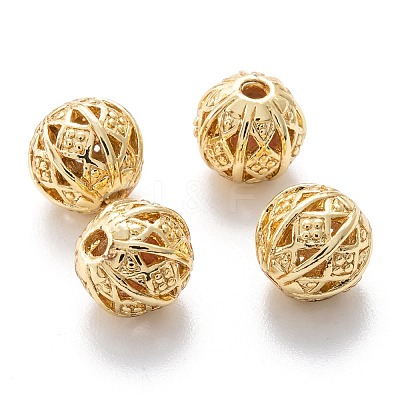 Alloy Hollow Beads X1-PALLOY-P238-06G-RS-1