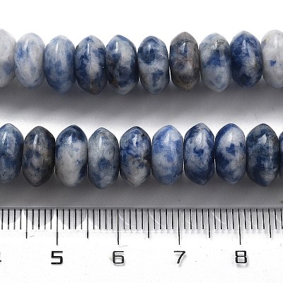 Natural Blue Spot Jasper Beads Strands G-P559-A15-02-1