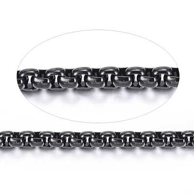 3.28 Feet 304 Stainless Steel Venetian Chains X-CHS-H007-02B-1