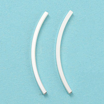 925 Sterling Silver Tube Beads STER-Q191-03B-S-1