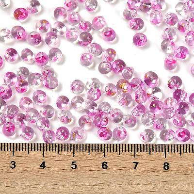 6/0 Spray Paint Fringe Glass Seed Beads X1-SEED-H003-11J-1