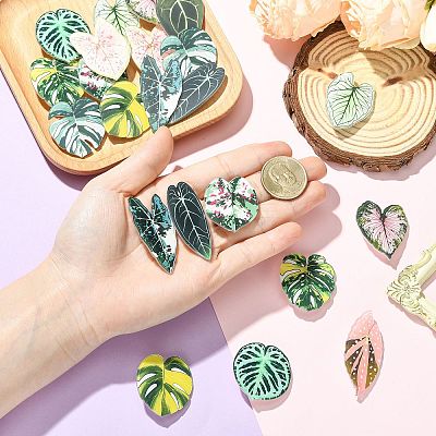 24Pcs 12 Styles Acrylic Badge for Backpack Clothes JEWB-CJC0011-02A-1
