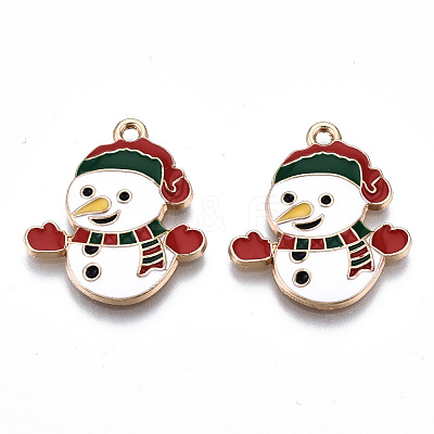 Eco-Friendly Alloy Enamel Pendants ENAM-Q437-068-NR-1
