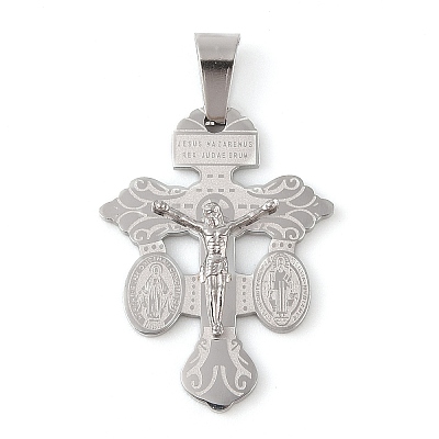 Non-Tarnish 304 Stainless Steel Pendants STAS-C103-02P-01-1