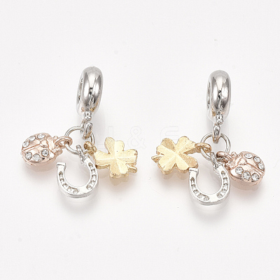 Alloy European Dangle Charms X-MPDL-S066-077-1