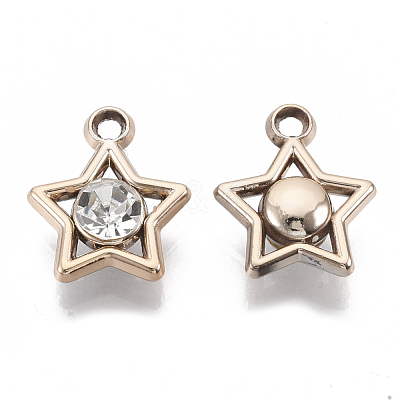 UV Plating Acrylic Pendants PACR-R245-06-1