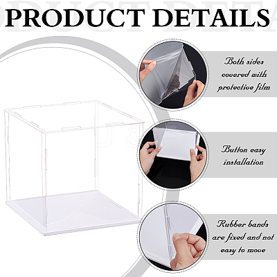Transparent Acrylic Display Boxes ODIS-WH0329-94B-1