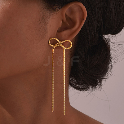 304 Stainless Steel Stud Earrings EJEW-A129-01G-1