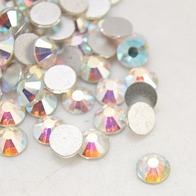 Crystal AB Nail Art Flat Back Rhinestone X-RGLA-C002-SS6-101-1