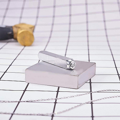 Iron Metal Stamps AJEW-BC0005-39B-1