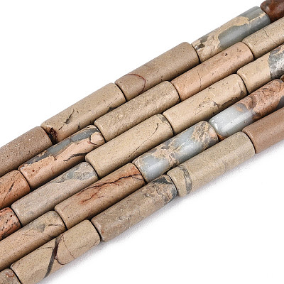 Natural Shoushan Stone Beads Strands G-T141-78B-1