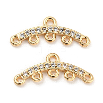 Brass Micro Cubic Zirconia Chandelier Components Links LS-KK-Q789-46G-1