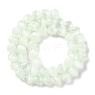 Natural Selenite Beads Strands G-C142-01A-06-1