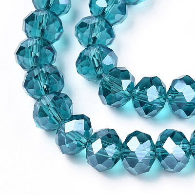 Electroplate Glass Beads Strands LS-EGLA-A034-T10mm-A33-1