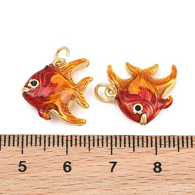 Brass Enamel Pendants KK-CBA3297-05B-G04-1