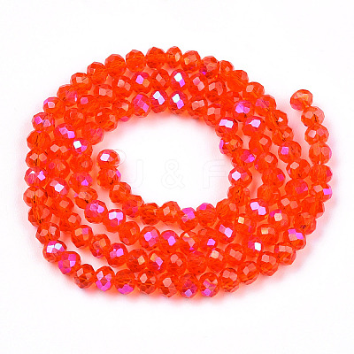 Electroplate Glass Beads Strands EGLA-A034-T1mm-L29-1