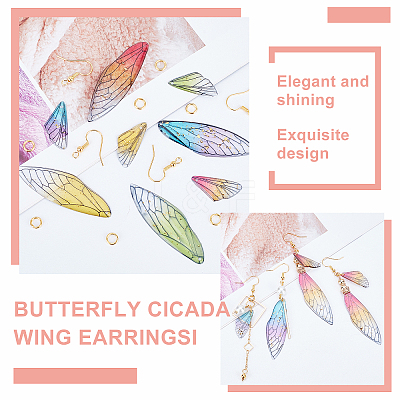 16Pcs Resin Earrings Accessories RESI-PH0001-47-1