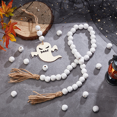 Natural Wood European Beads WOOD-PH0002-85-1