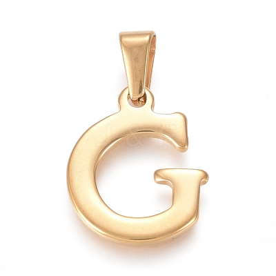 304 Stainless Steel Pendants STAS-F106-95G-G-01-1