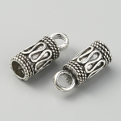 Zinc Alloy Cord End FIND-WH0144-86A-AS-1