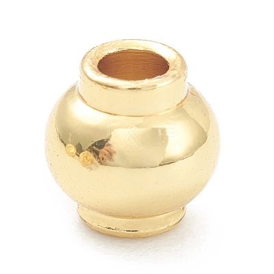 Brass Spacer Beads KK-O136-06G-1