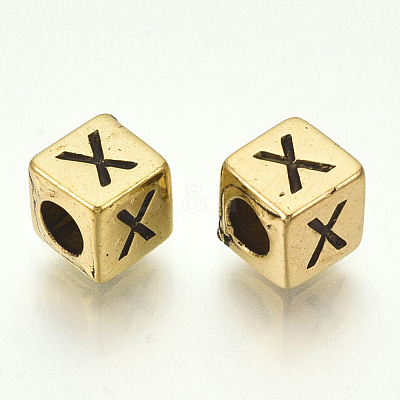 Antique Style Acrylic Beads PACR-Q118-01AG-1