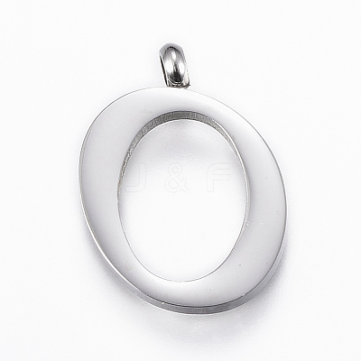 Tarnish Resistant 304 Stainless Steel Pendants STAS-F129-O-P-1