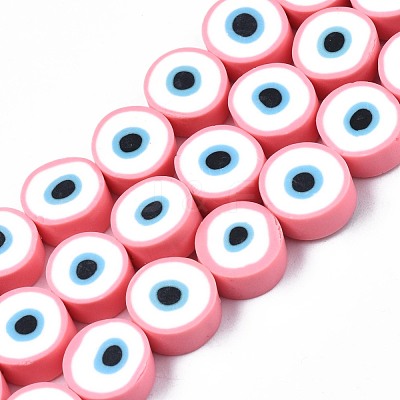 Handmade Polymer Clay Beads Strands CLAY-S096-041B-1