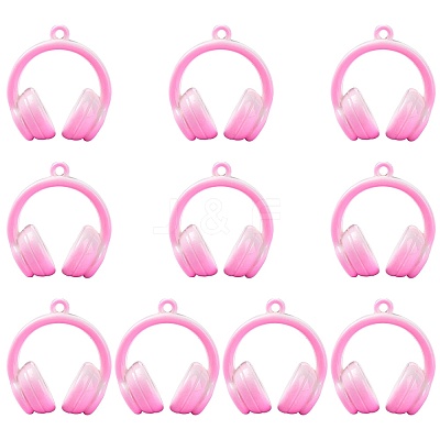 Two Tone Opaque Acrylic Pendants SACR-FZC0001-002I-1