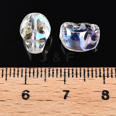 Electroplate Glass Beads Strands EGLA-T021-09A-1