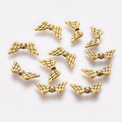 Tibetan Style Alloy Beads TIBEB-1127-AG-LF-1