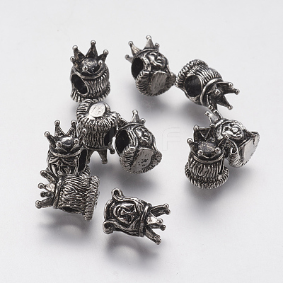 Ion Plating(IP) 304 Stainless Steel European Beads STAS-J022-113AS-1