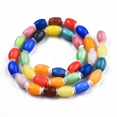 Handmade Lampwork Beads Strands LAMP-N023-004-01-1