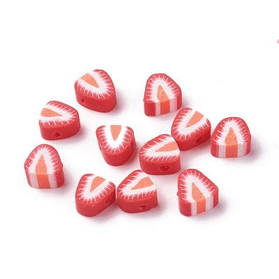 Handmade Polymer Clay Beads X-CLAY-R069-01F-1