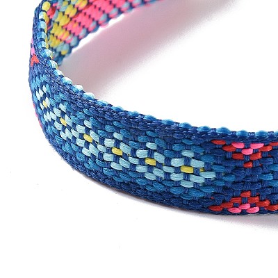 Polyester-cotton Braided Rhombus Pattern Cord Bracelet FIND-PW0013-001A-23-1