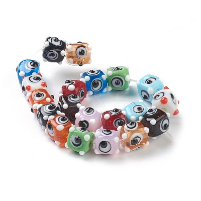 Handmade Bumpy Lampwork Beads LAMP-J092-03A-1