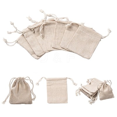 Cotton Packing Pouches Drawstring Bags ABAG-R011-8x10-1