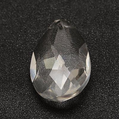 Transparent Glass Pendants EGLA-K011-03G-1