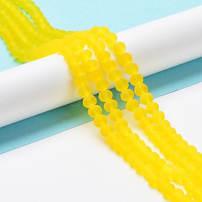 Transparent Glass Beads Strands EGLA-A034-T2mm-MD17-1