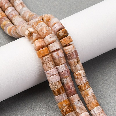 Natural Cherry Blossom Agate Beads Strands G-Z006-C48-1