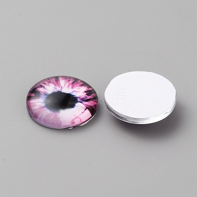 Glass Cabochons LS-GLAA-WH0033-75E-09-1