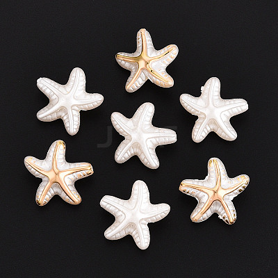 ABS Plastic Imitation Pearl Beads OACR-T028-96-1
