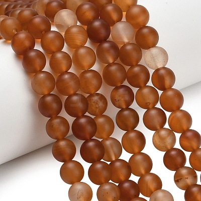 Natural Carnelian Beads Strands LS-G-L642-G01-8mm-1