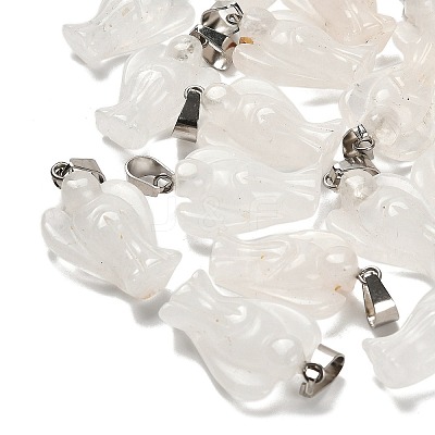 Natural Quartz Crystal Pendants G-B127-10P-17-1